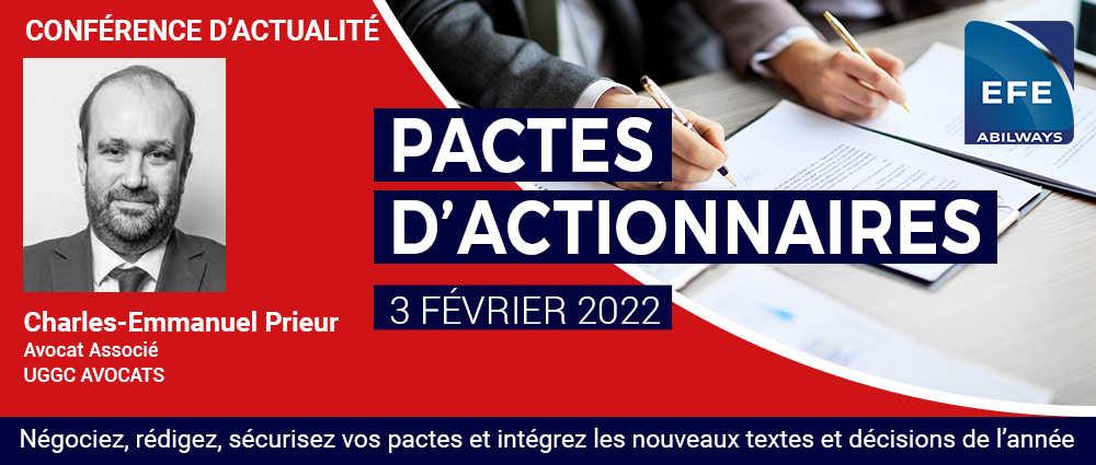 UGGC - Visuel pactes d'actionnaires